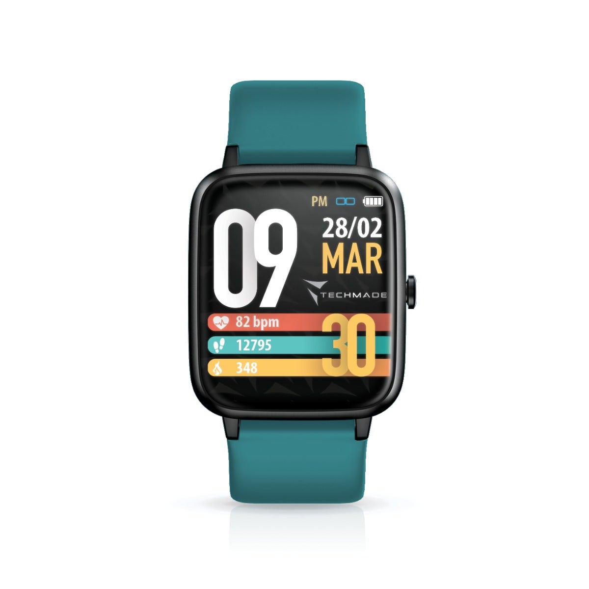 Techmade Smartwatch Sport Con GPS Integrato Green-1