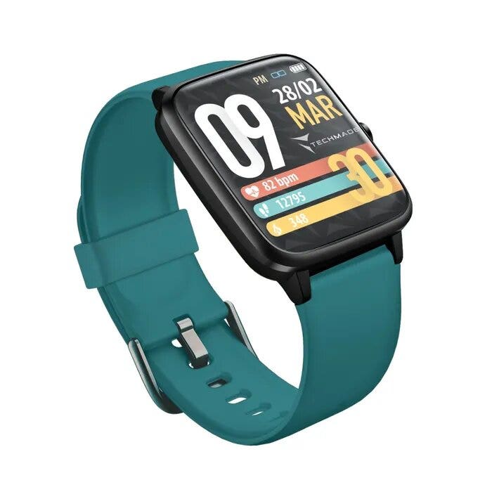 Techmade Smartwatch Sport Con GPS Integrato Green-12
