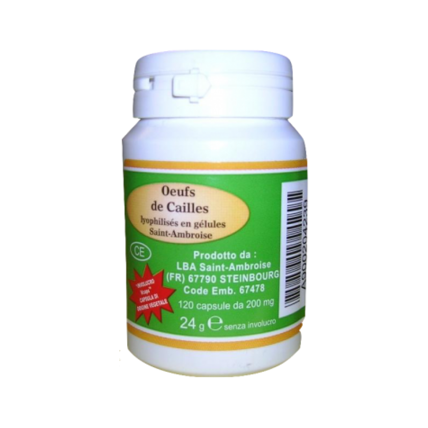 Uova Coturnice Liofilizzate 120 Capsule  - 1