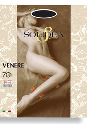 Venere 70 Collant Nudo Nero 4XL  - 1