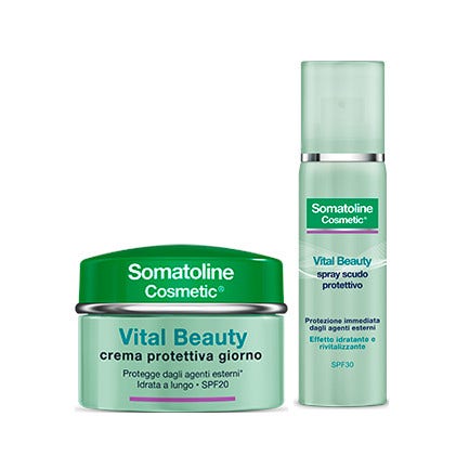 Somatoline Cosmetic Vital Beauty Crema Giorno 50ml + Spray Protettivo 50ml  - 1