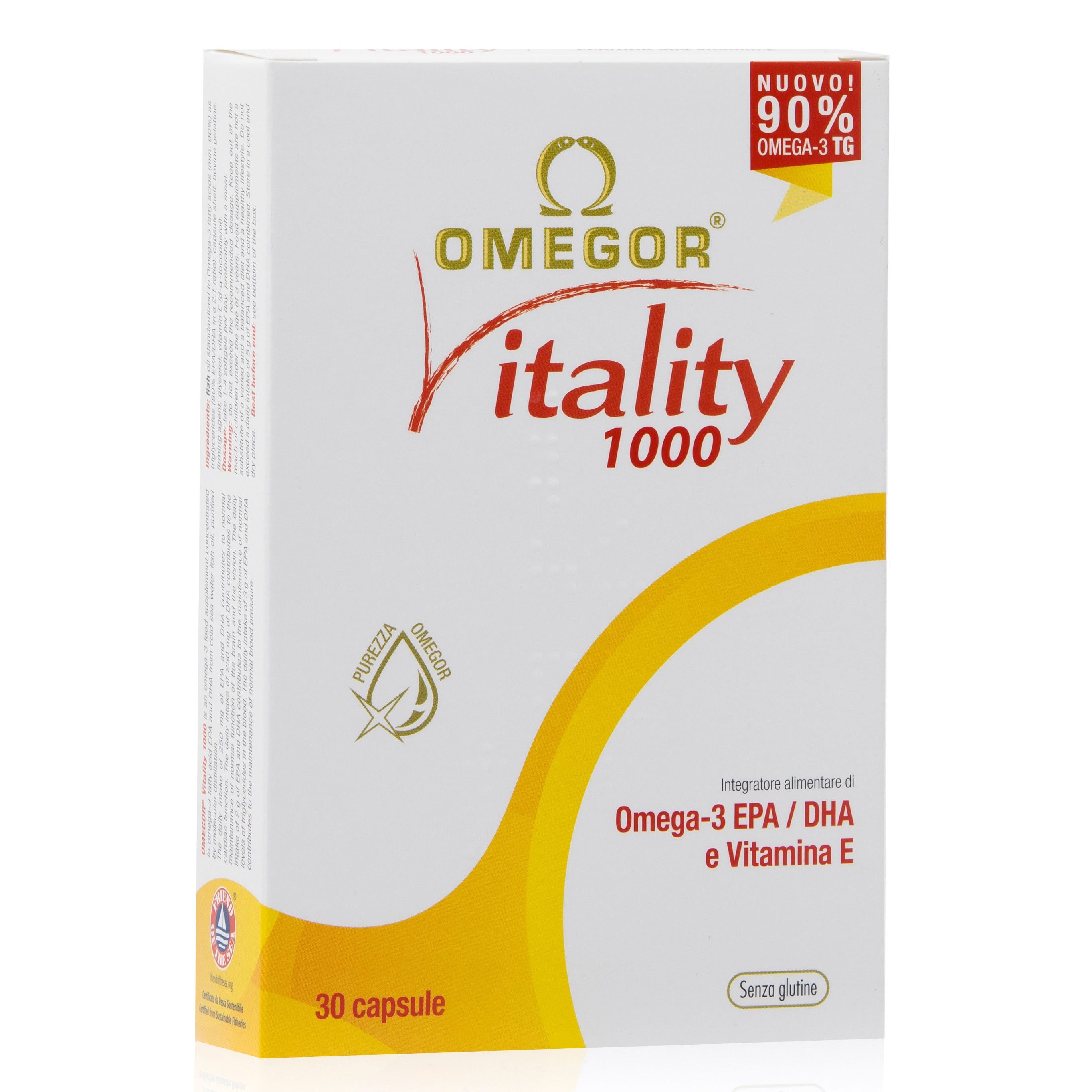 Omegor Vitality 1000 30 Capsule Molli  - 3
