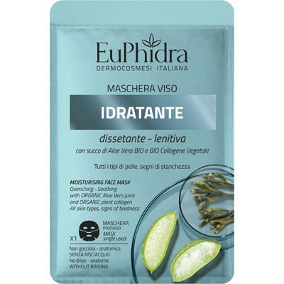 Euphidra Maschera Viso Idratante 1 Pezzo  - 1