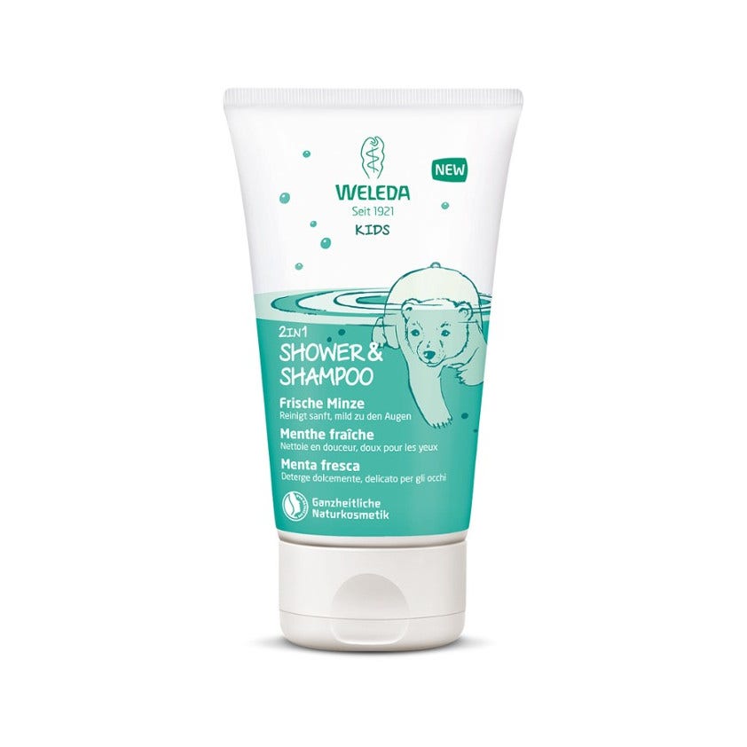 Weleda Kids Doccia-Shampoo Menta 150ml  - 1