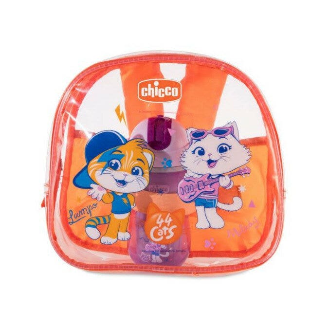 Chicco Set Zainetto + Sport Cup Rosa 44 Gatti 18Mesi+-2