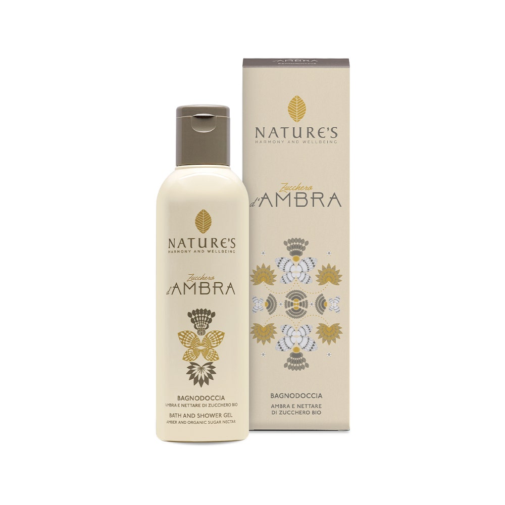 Nature's Zucchero D'Ambra Bagno Doccia 200ml-1